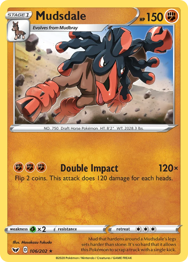 Mudsdale 106 Sword & Shield