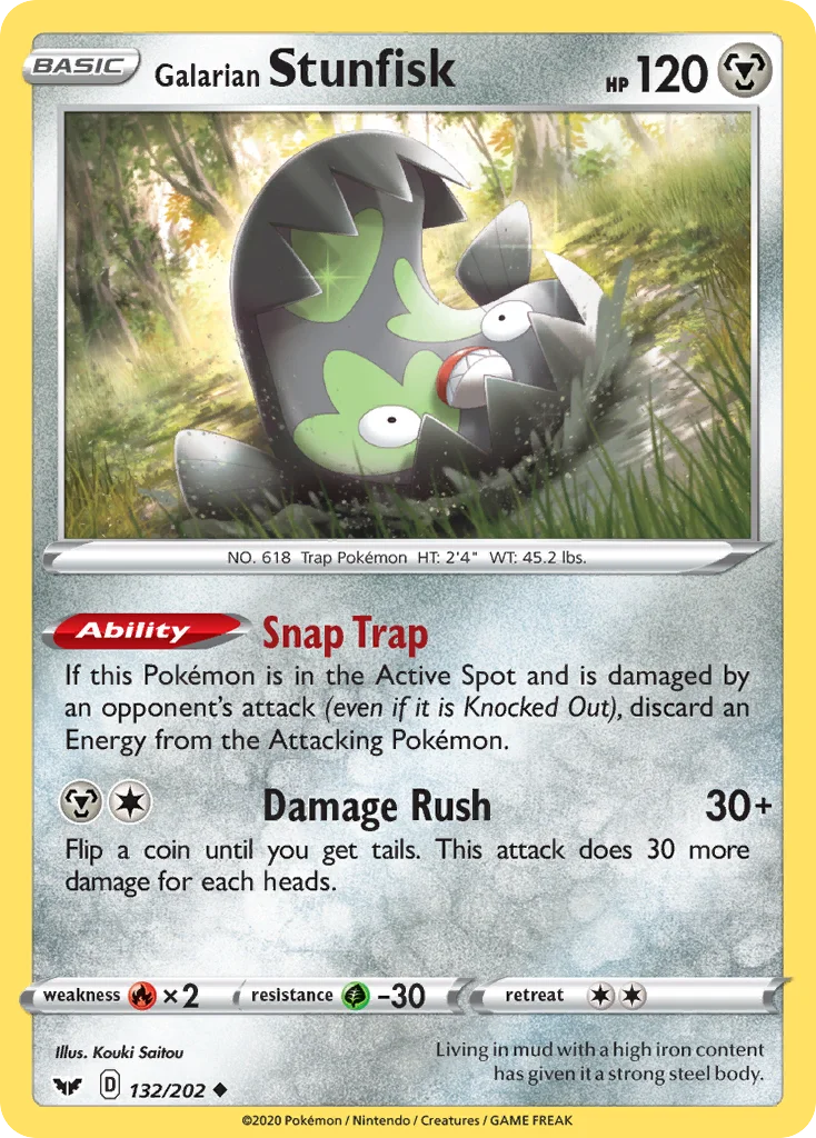 Galarian Stunfisk 132 Sword & Shield