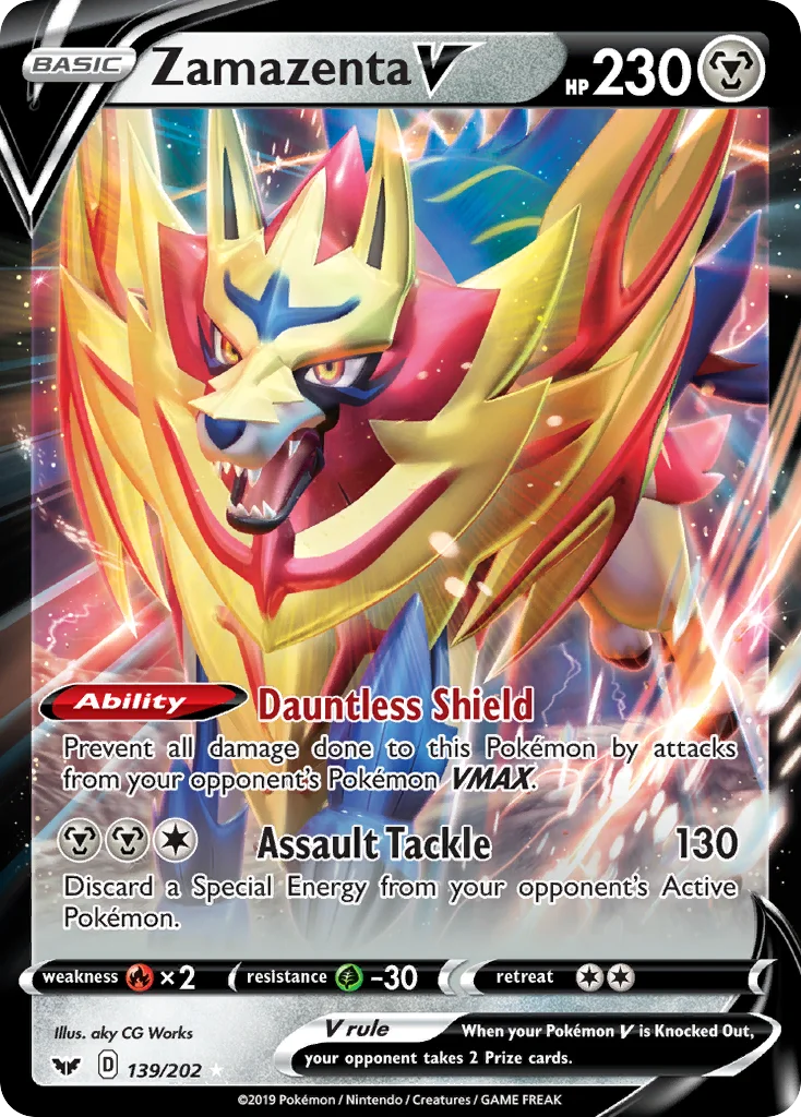 Zamazenta V 139 Sword & Shield