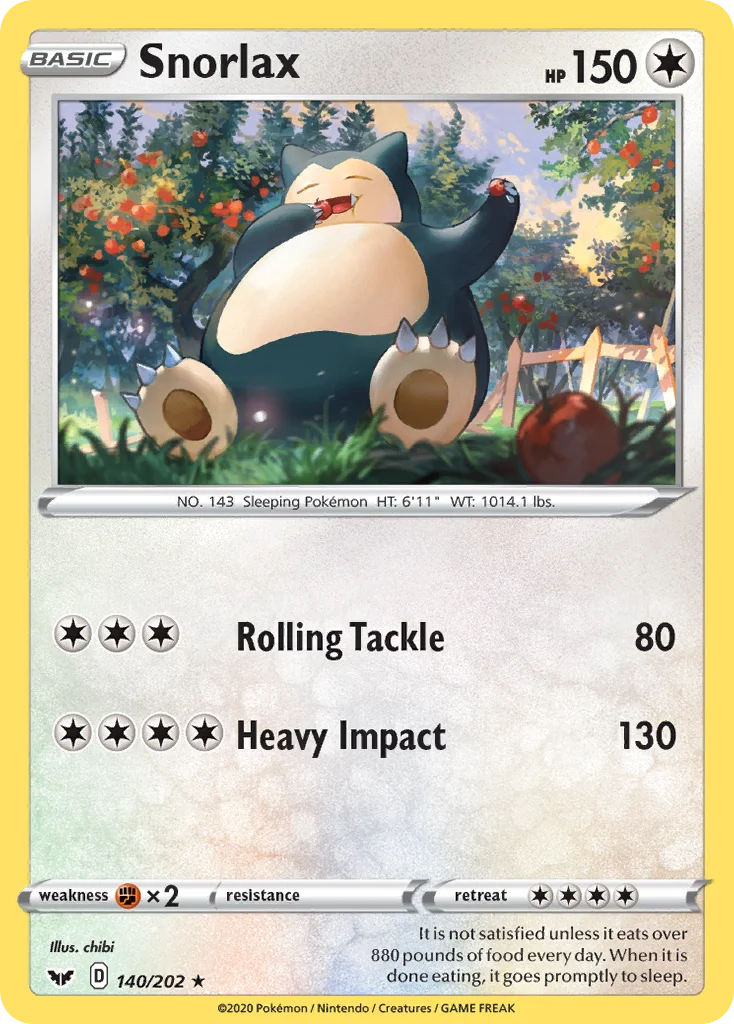Snorlax 140 Sword & Shield