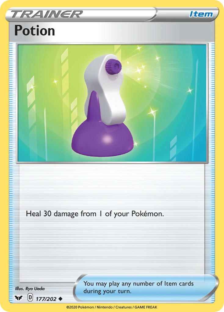 Potion 177 Sword & Shield Pokemon Card