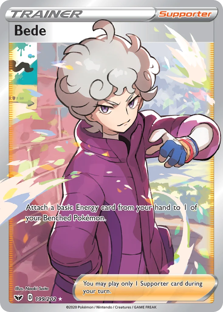 Bede 199 Sword & Shield Pokemon Card