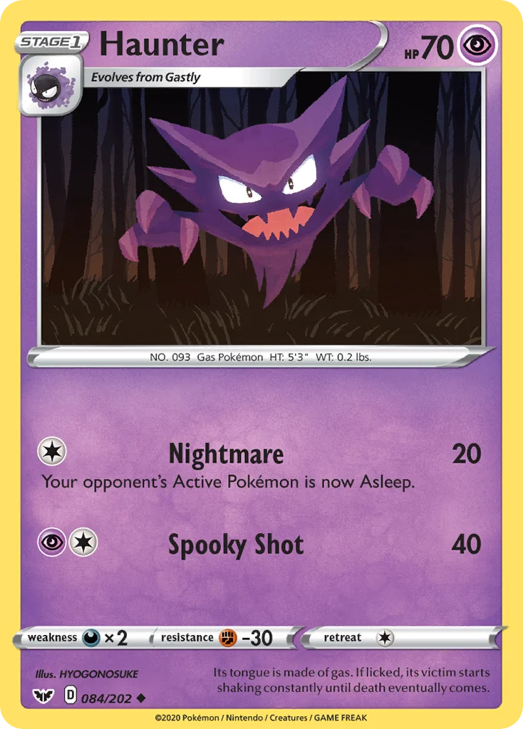Haunter 084 Sword & Shield