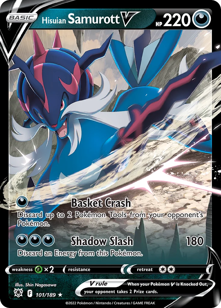 Hisuian Samurott V 101 Astral Radiance