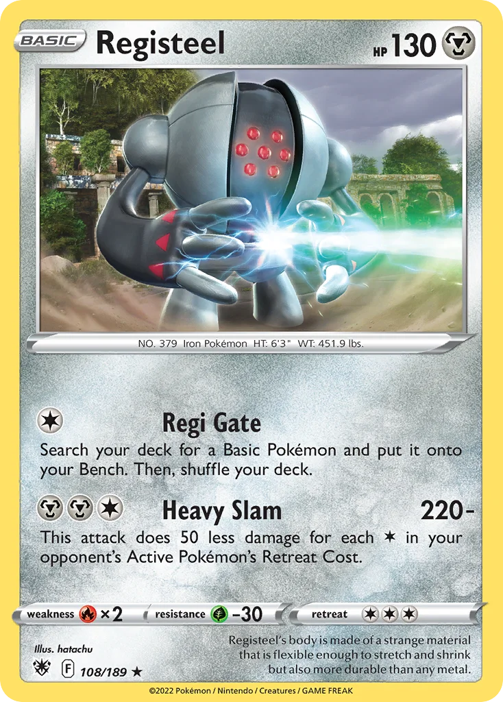 Registeel 108 Astral Radiance