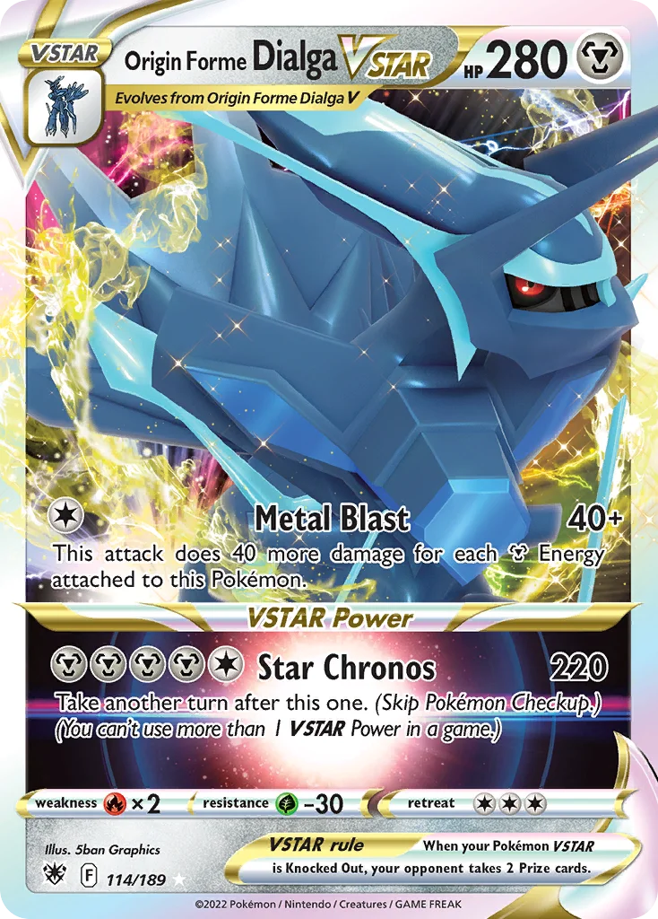Origin Forme Dialga VSTAR 114 Astral Radiance
