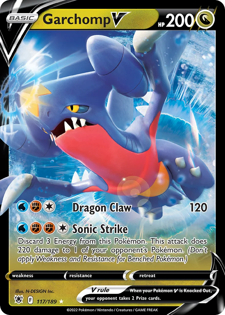 Garchomp V 117 Astral Radiance