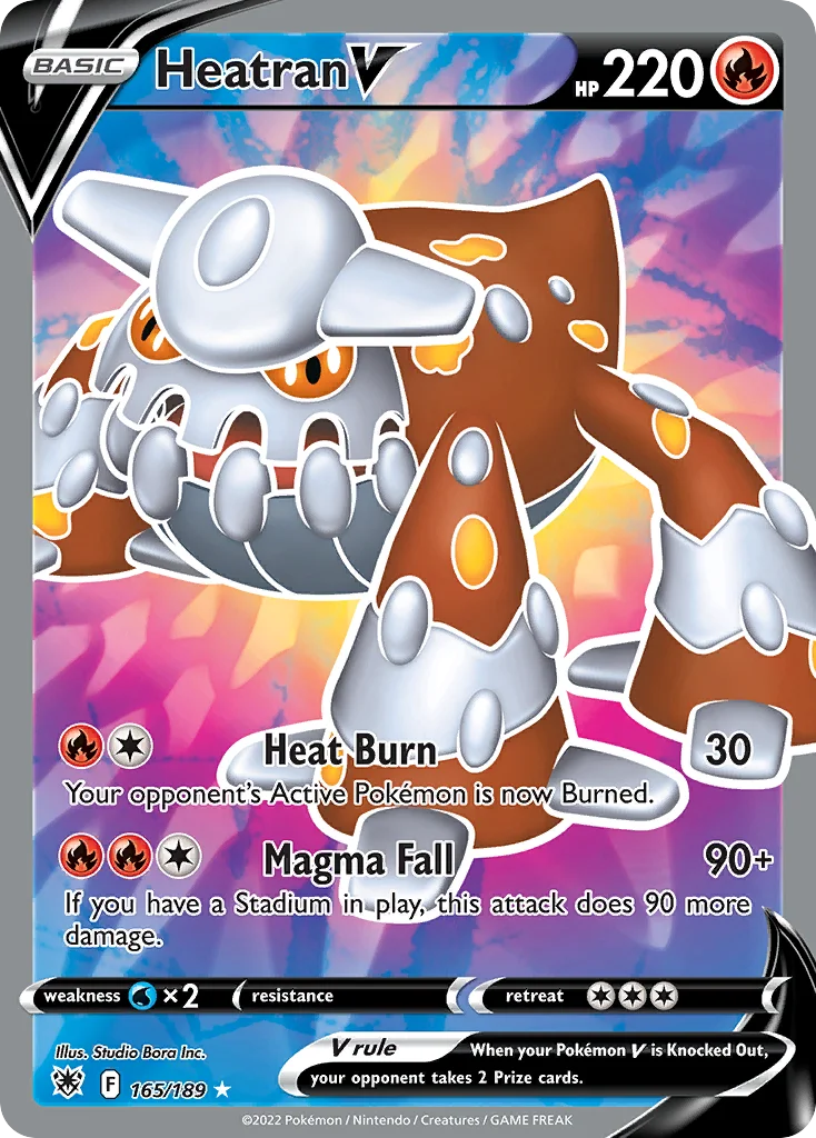 Heatran V (Full Art) 165 Astral Radiance
