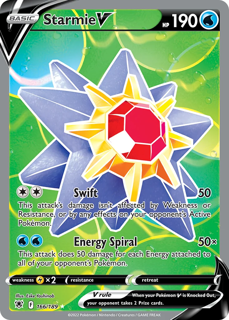 Starmie V (Full Art) 166 Astral Radiance