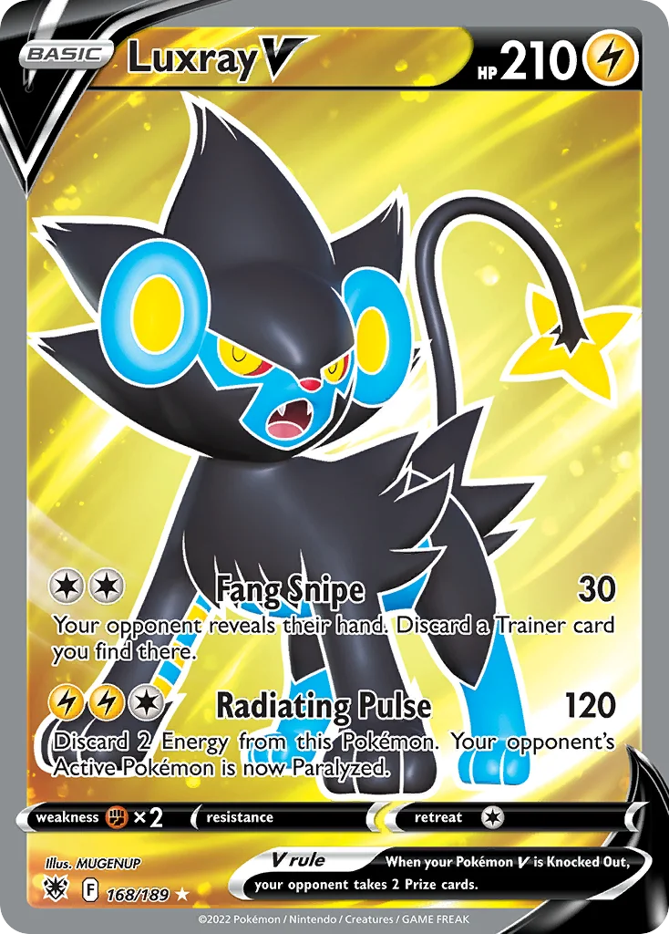 Luxray V (Full Art) 168 Astral Radiance