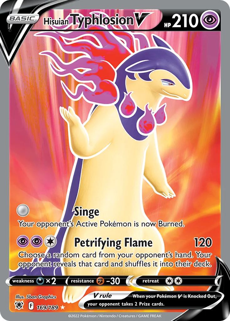 Hisuian Typhlosion V (Full Art) 169 Astral Radiance