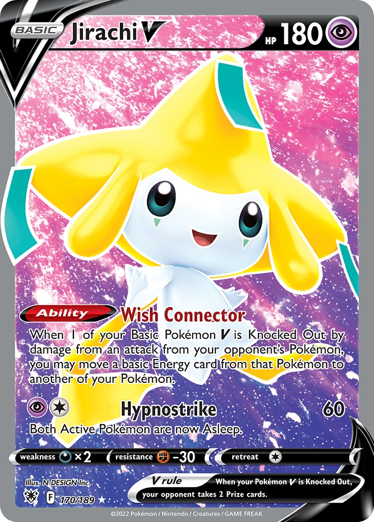 Jirachi V (Full Art) 170 Astral Radiance