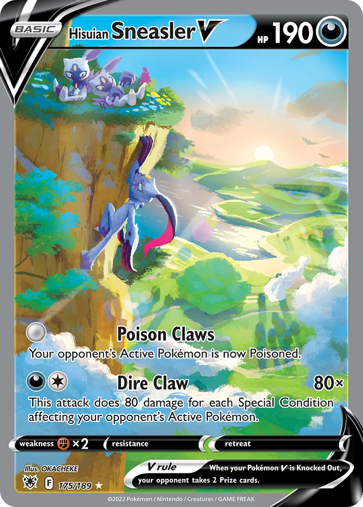 Hisuian Sneasler V (Alternate Full Art) 175 Astral Radiance