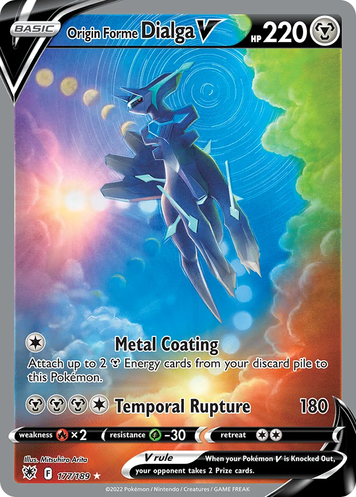 Origin Forme Dialga V (Alternate Full Art) 177 Astral Radiance