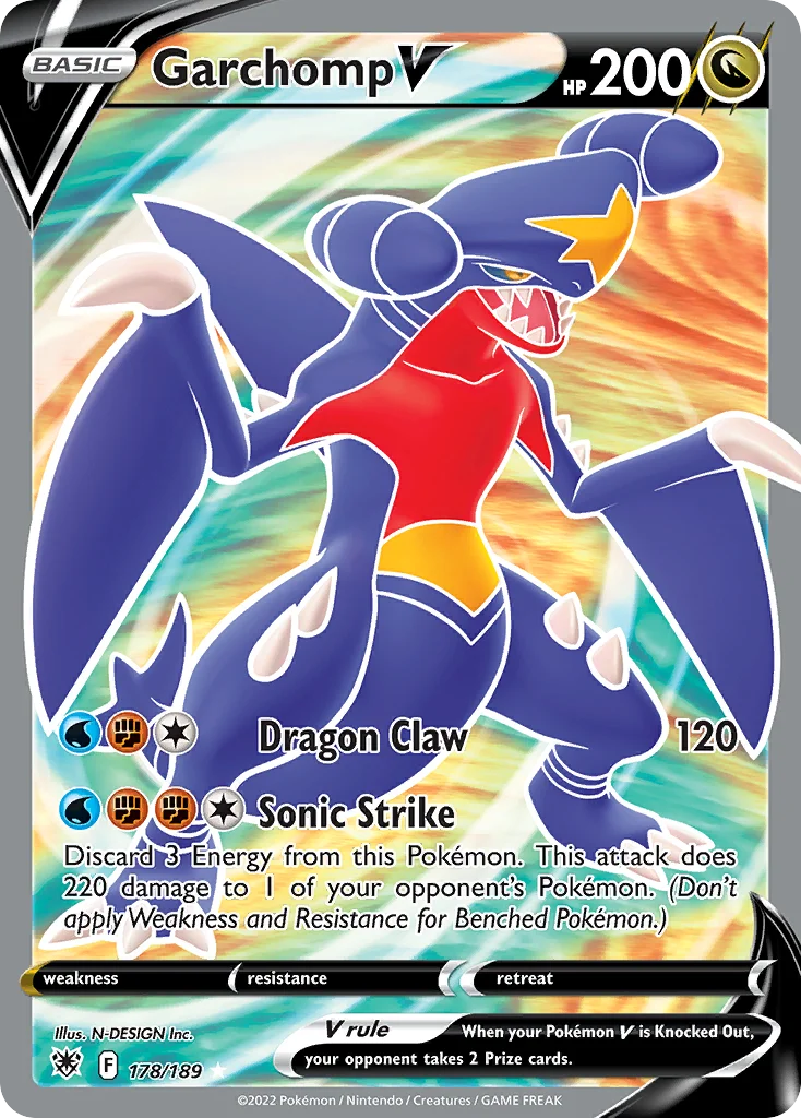 Garchomp V (Full Art) 178 Astral Radiance