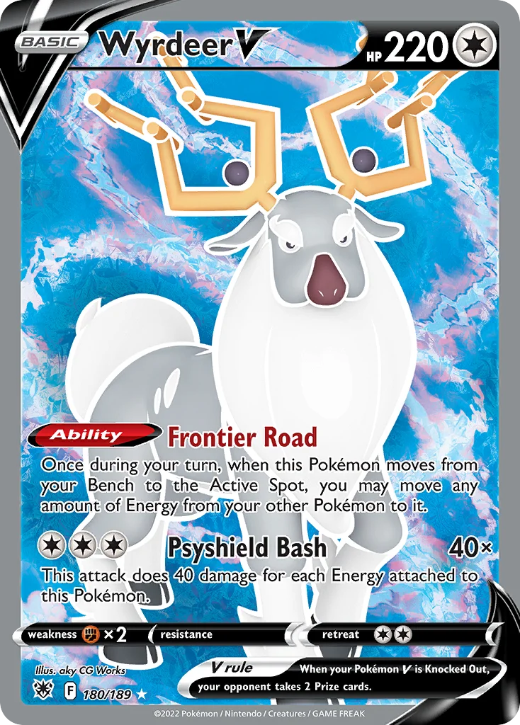 Wyrdeer V (Full Art) 180 Astral Radiance