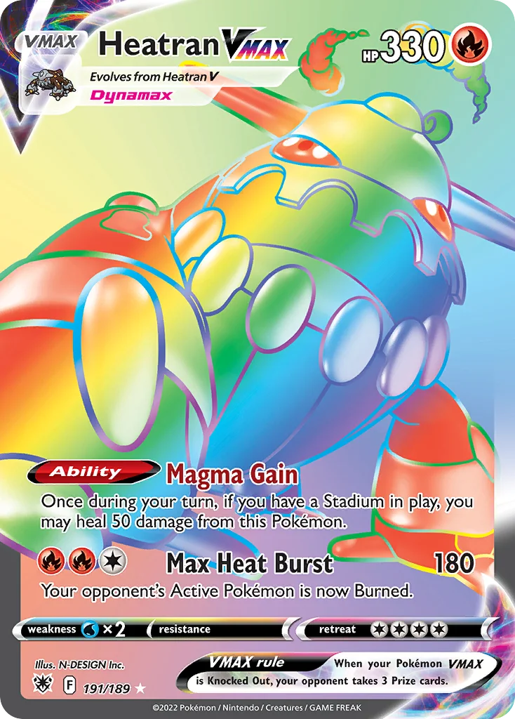 Heatran VMAX (Secret) 191 Astral Radiance