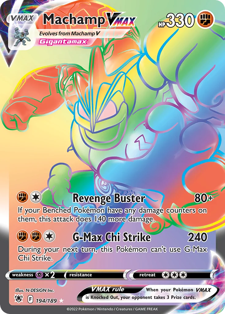 Machamp VMAX (Secret) 194 Astral Radiance