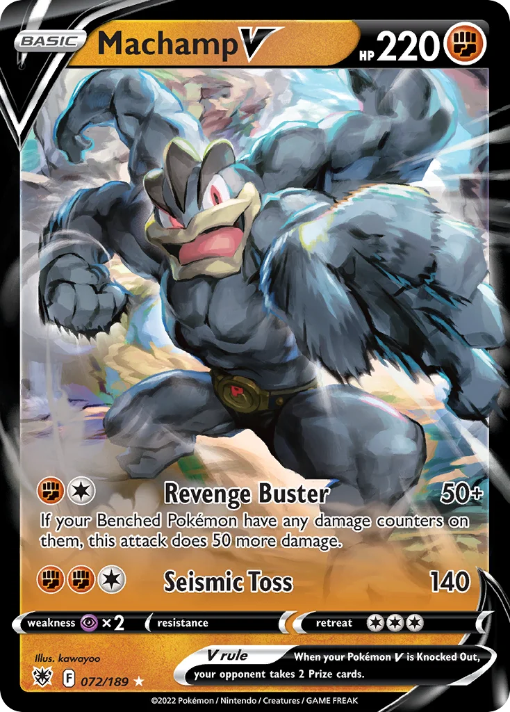 Machamp V 072 Astral Radiance