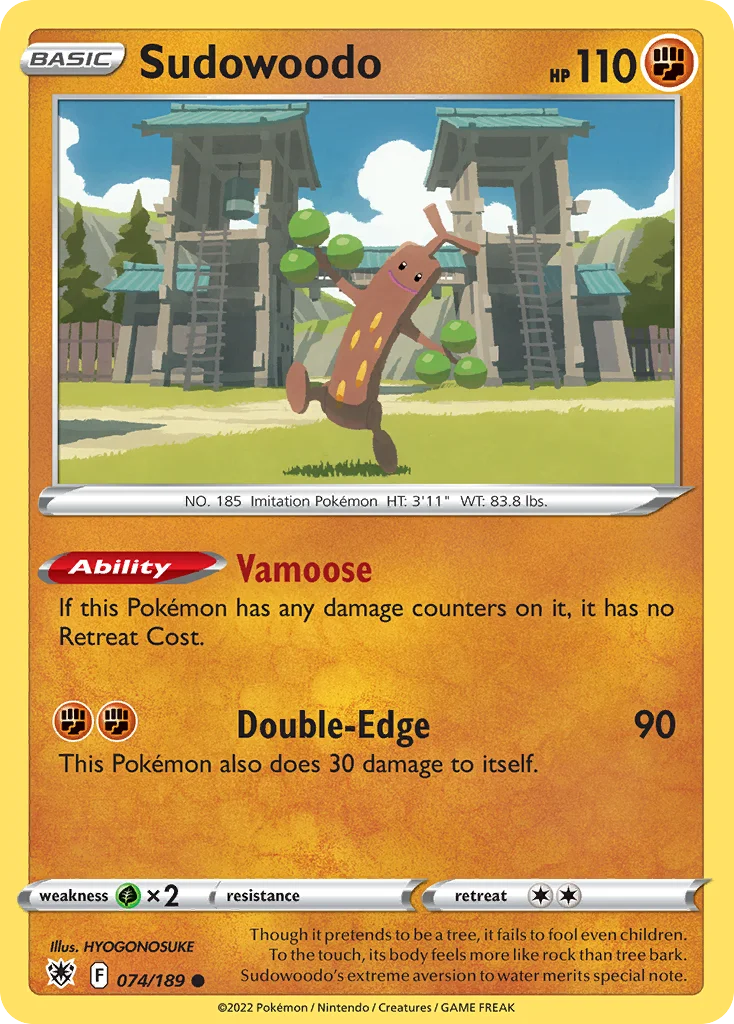 Sudowoodo 074 Astral Radiance