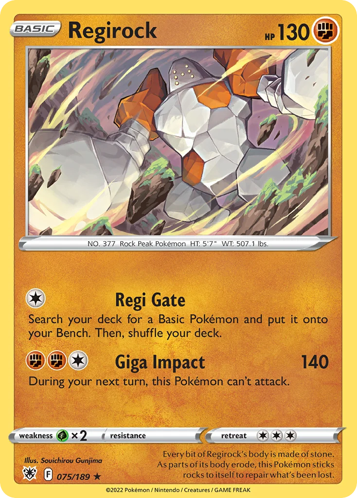 Regirock 075 Astral Radiance