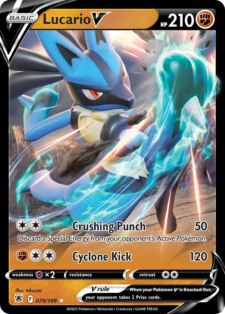 Lucario V 078 Astral Radiance