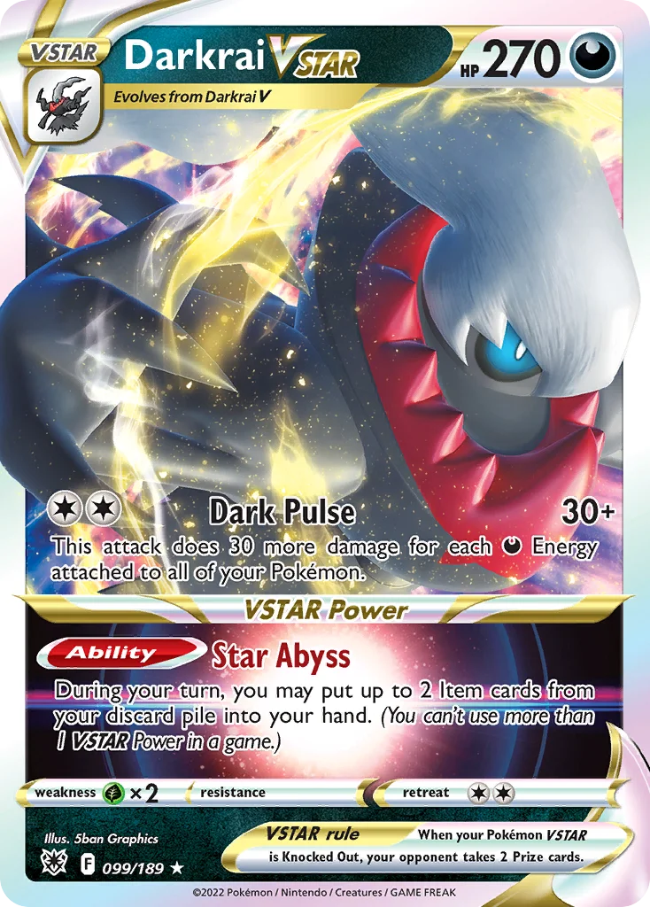 Darkrai VSTAR 099 Astral Radiance