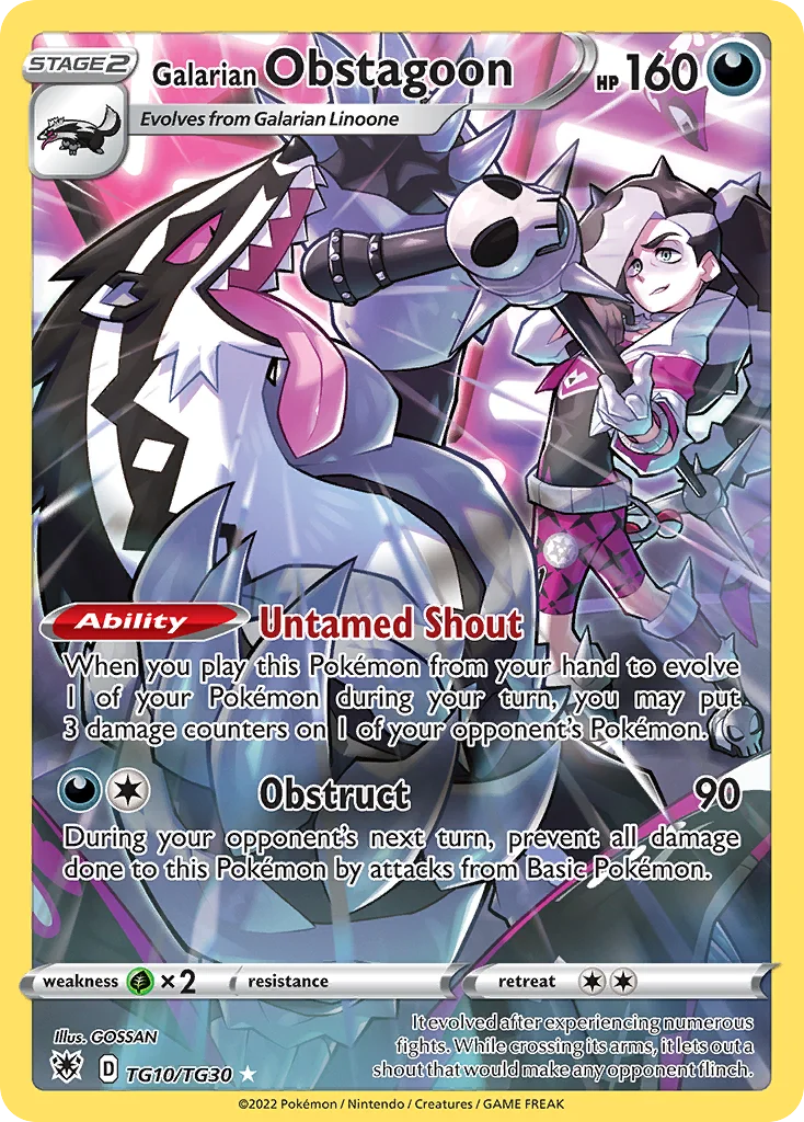 Galarian Obstagoon TG10 Astral Radiance