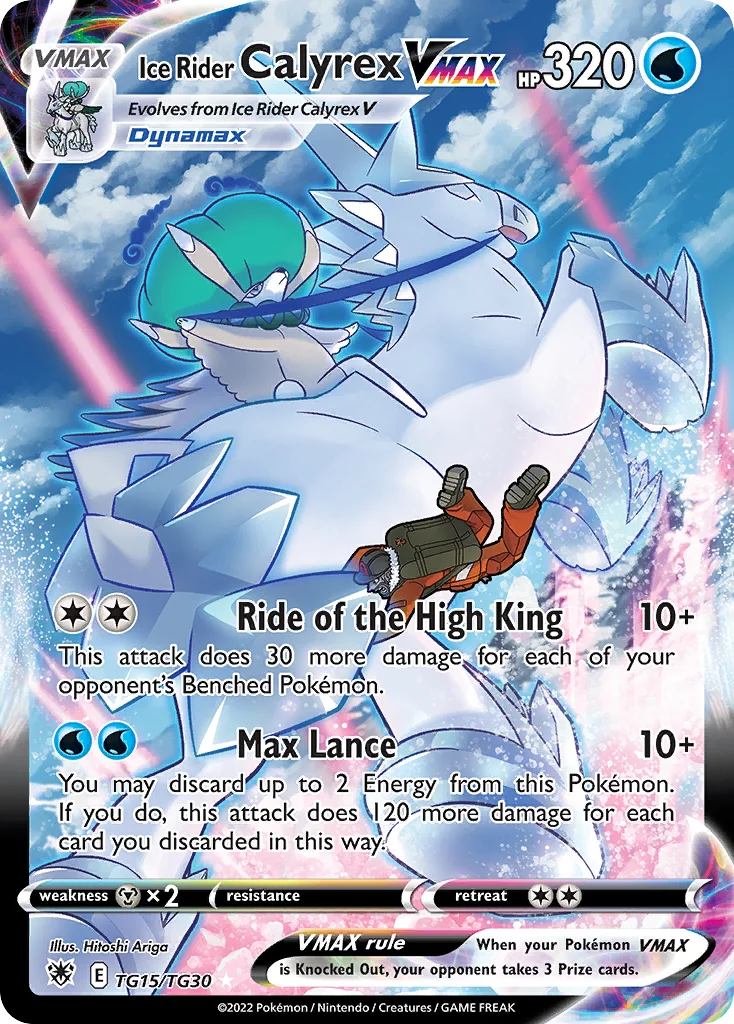 Ice Rider Calyrex VMAX TG15 Astral Radiance