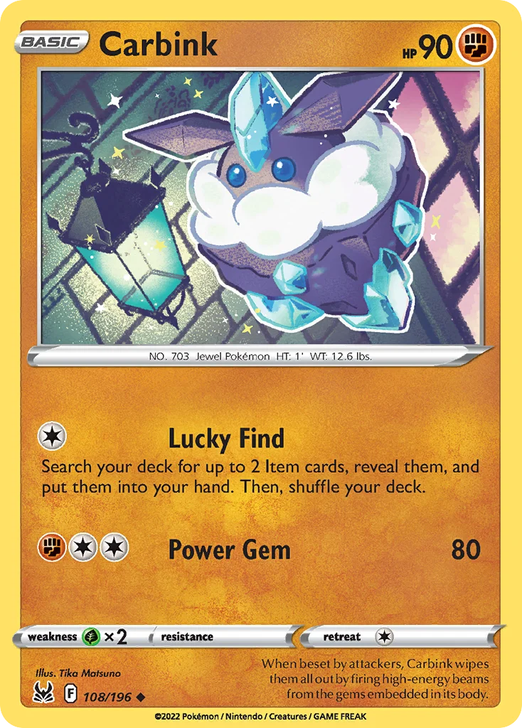 Carbink 108 Lost Origin