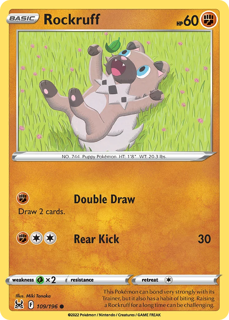 Rockruff 109 Lost Origin