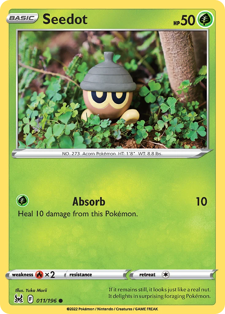 Seedot 011 Lost Origin Pokemon Card