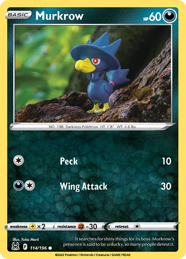 Murkrow 114 Lost Origin