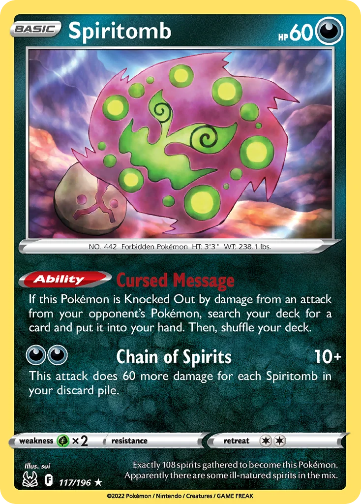 Spiritomb 117 Lost Origin