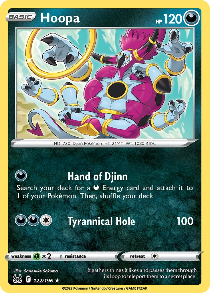 Hoopa 122 Lost Origin