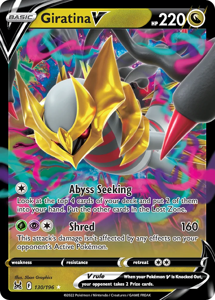 Giratina V 130 Lost Origin