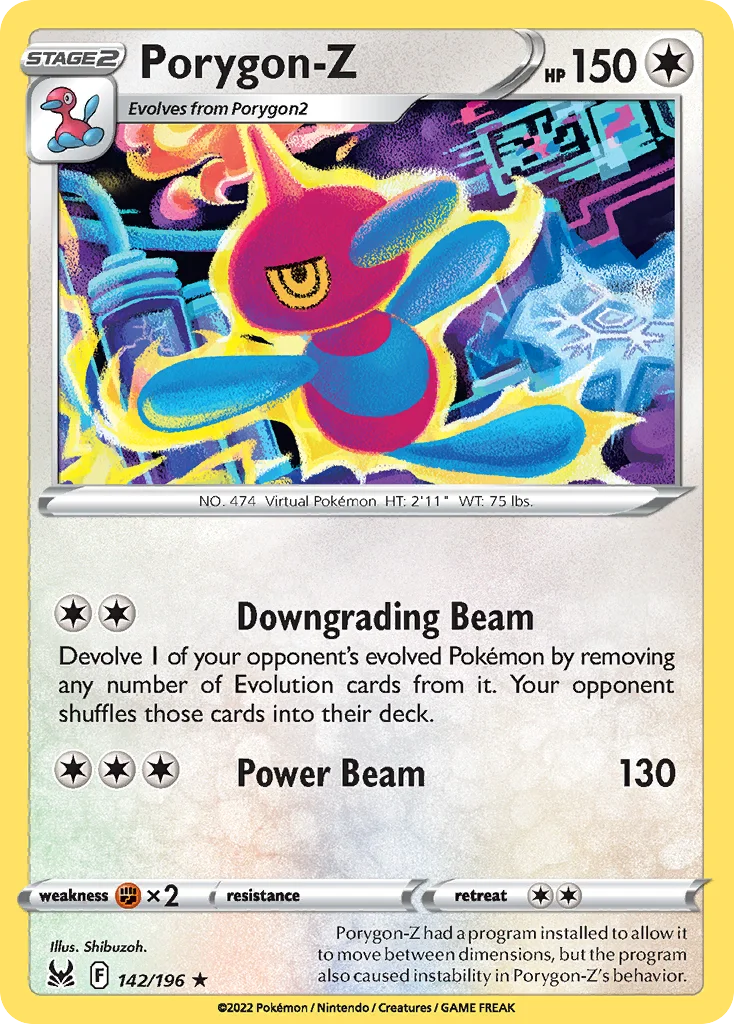 Porygon-Z 142 Lost Origin