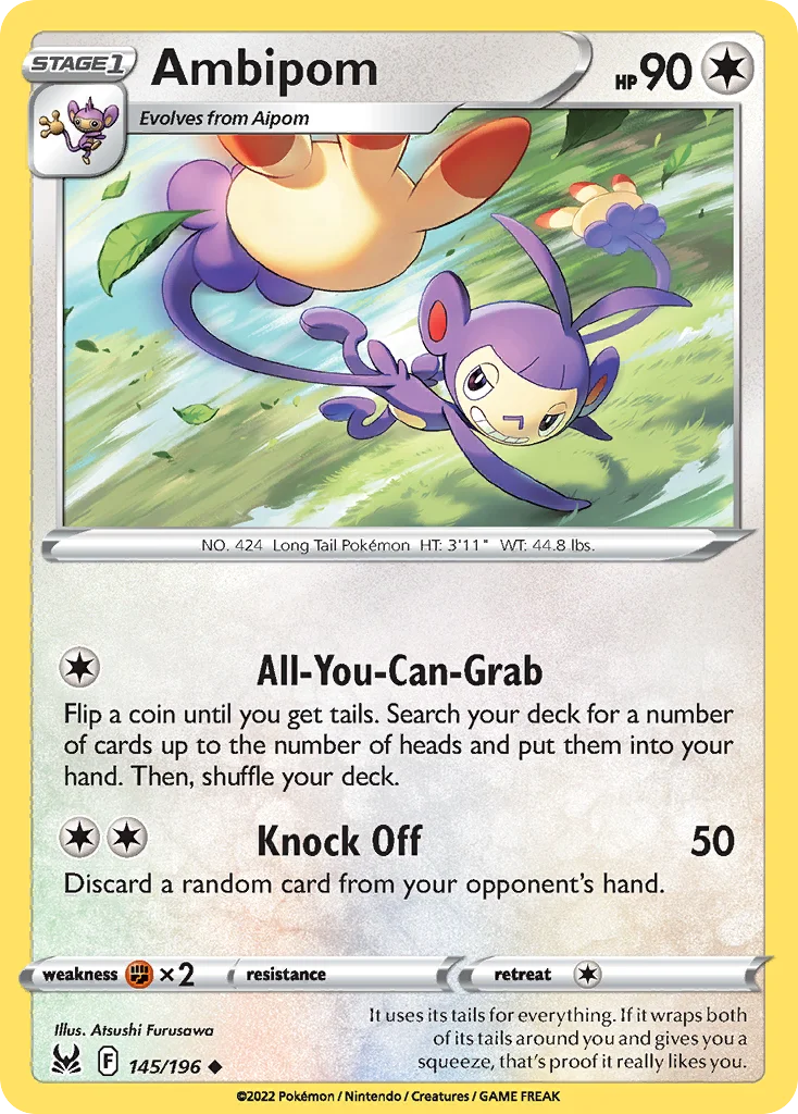 Ambipom 145 Lost Origin