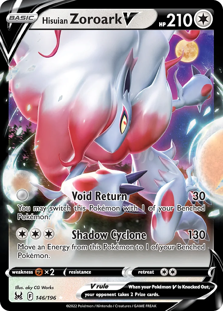 Hisuian Zoroark V 146 Lost Origin