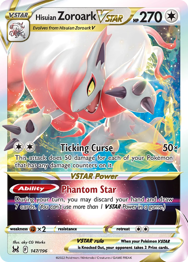 Hisuian Zoroark VSTAR 147 Lost Origin