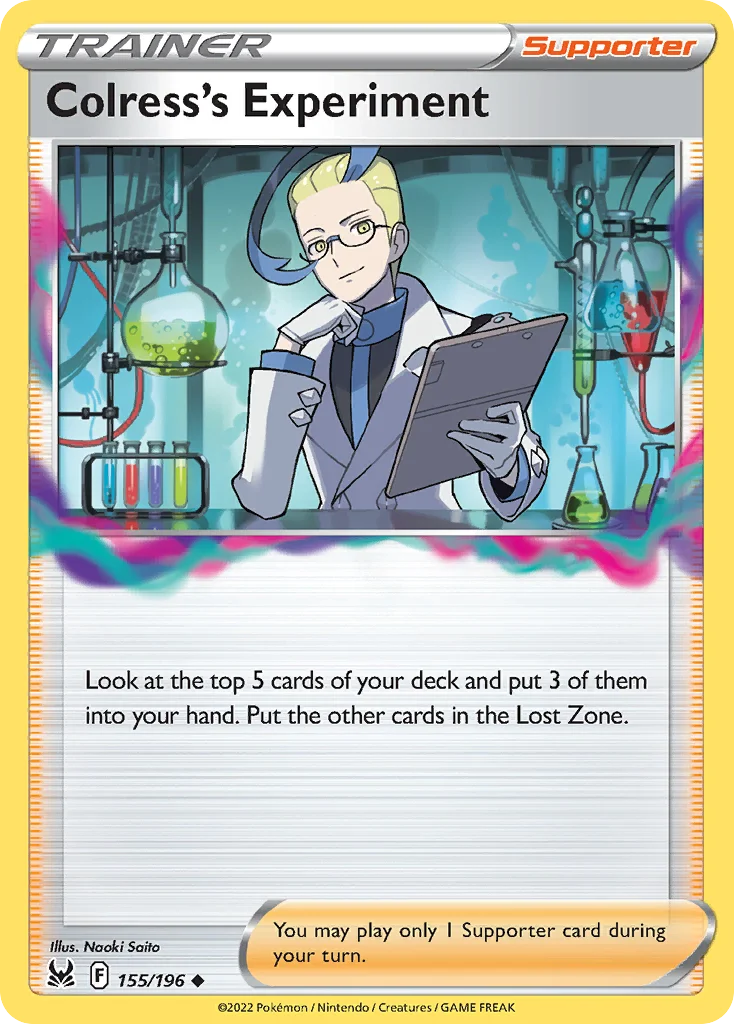 Colress's Experiment 155 Lost Origin