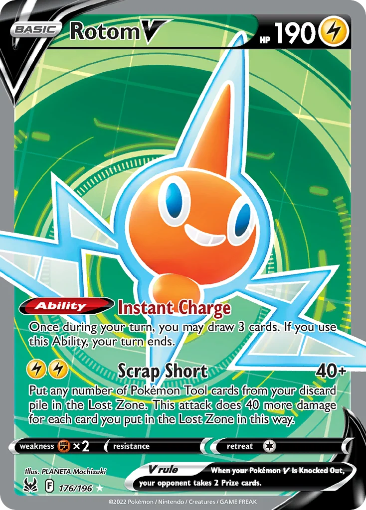 Rotom V (Full Art) 176 Lost Origin