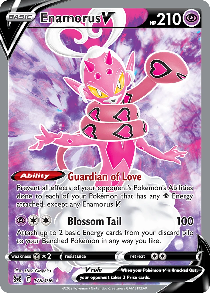 Enamorus V (Full Art) 178 Lost Origin