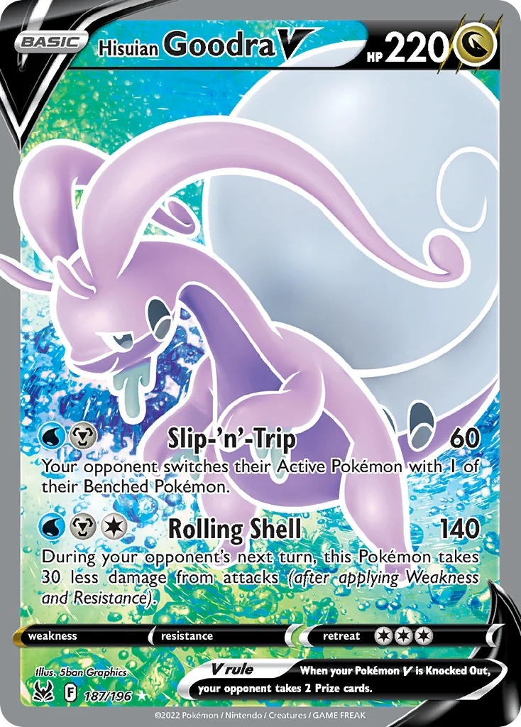 Hisuian Goodra V (Full Art) 187 Lost Origin