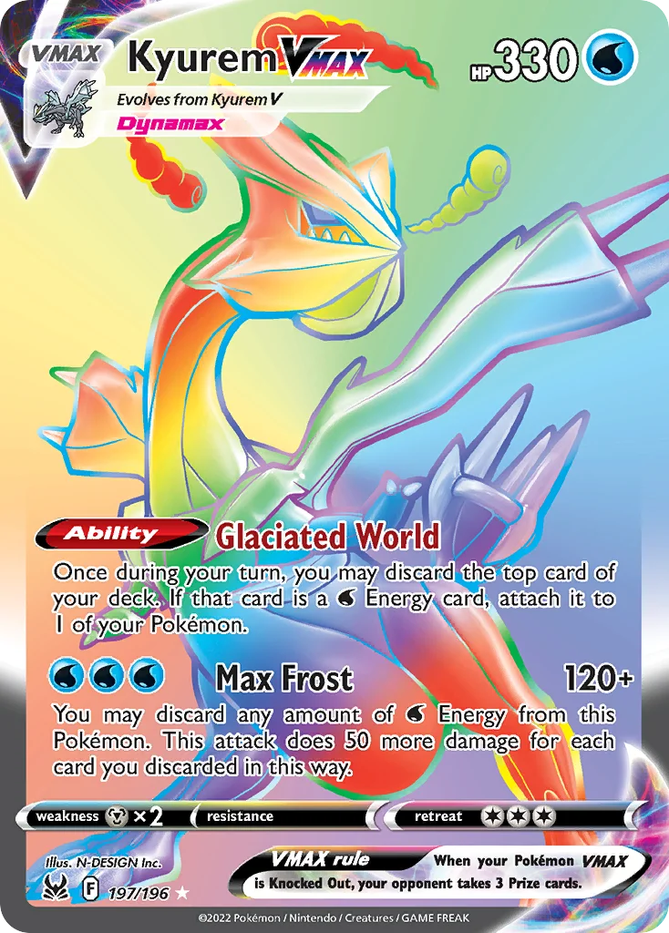 Kyurem VMAX (Secret) 197 Lost Origin