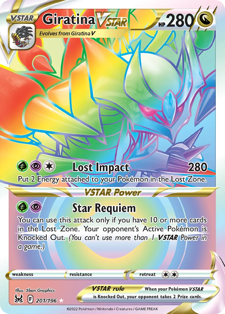 Giratina VSTAR (201) (Secret) 201 Lost Origin