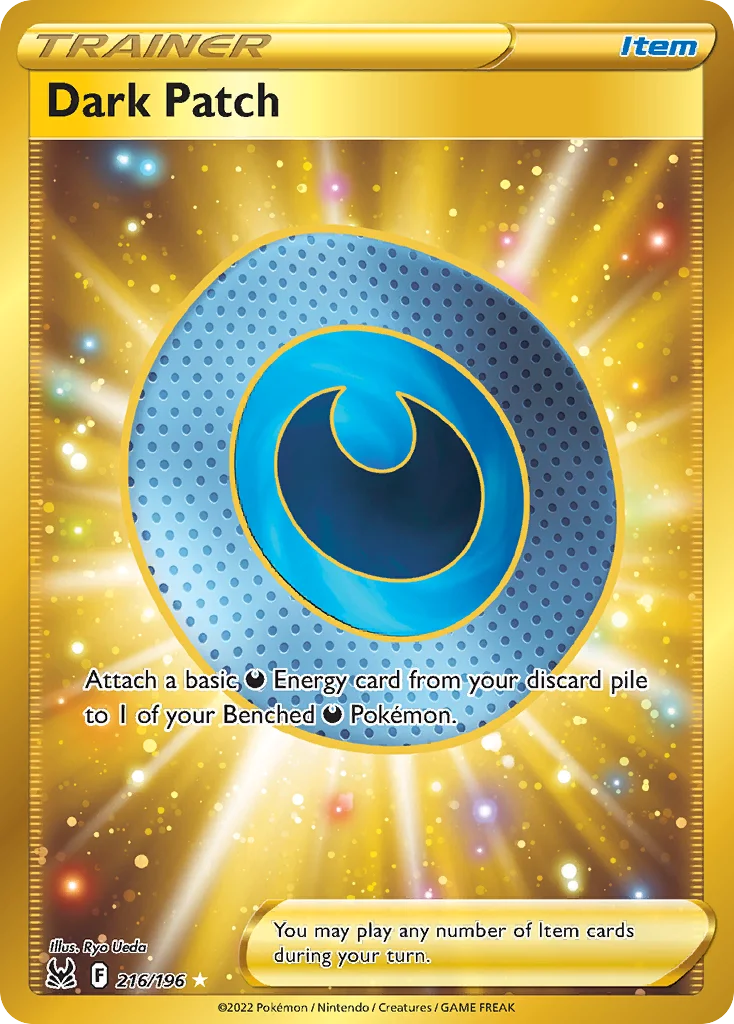 Dark Patch 216 Lost Origin Pokemon Card