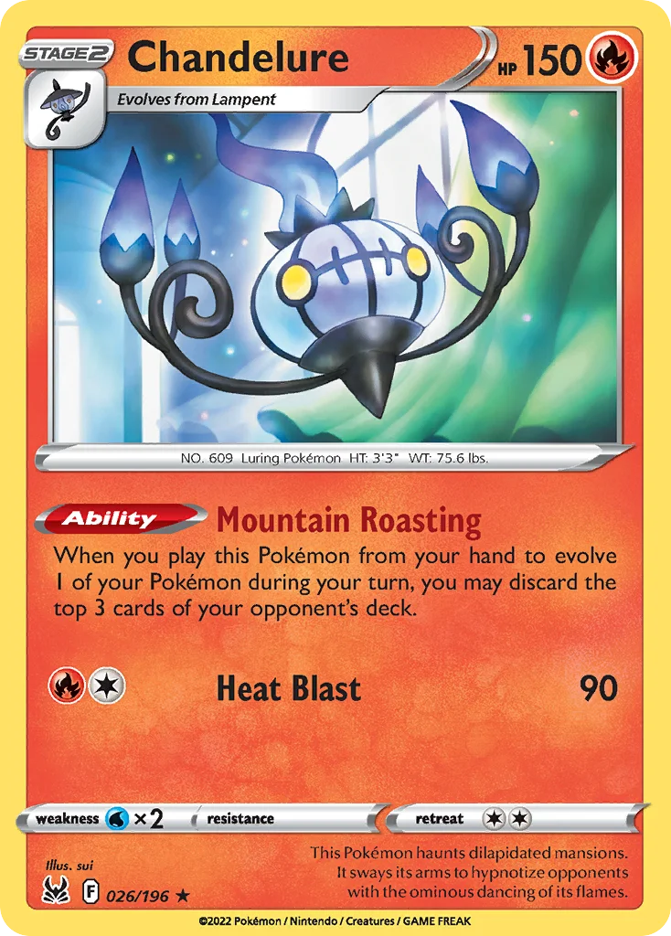 Chandelure 026 Lost Origin