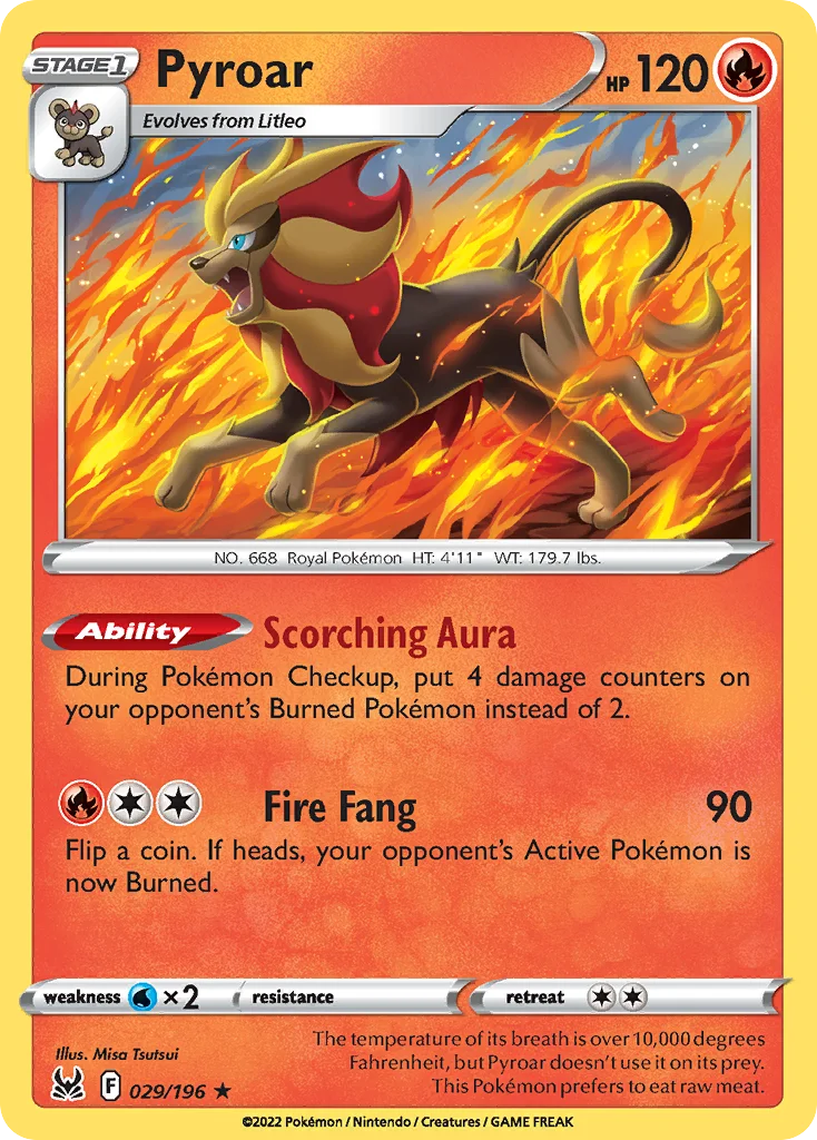 Pyroar 029 Lost Origin