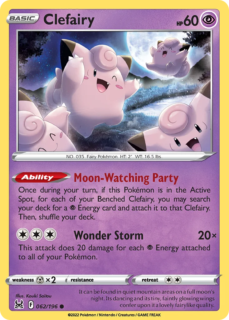 Clefairy 062 Lost Origin